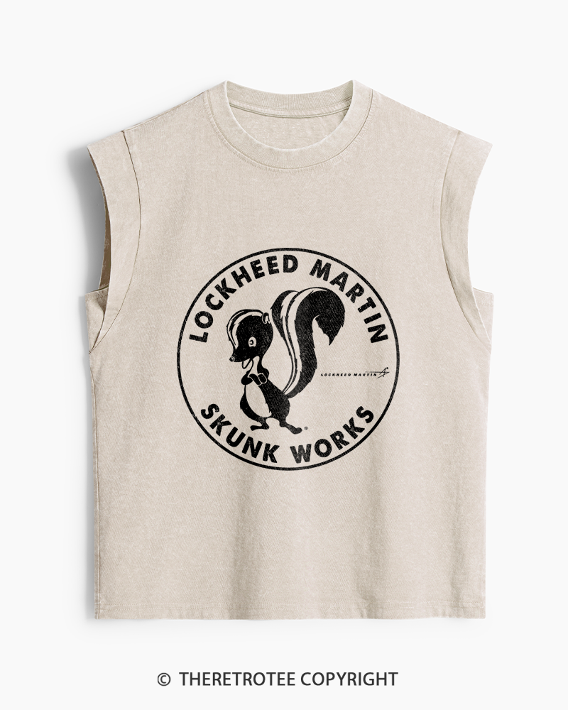 TheRetroTee Iron Skunk Industries 1940s Washed Tank Top
