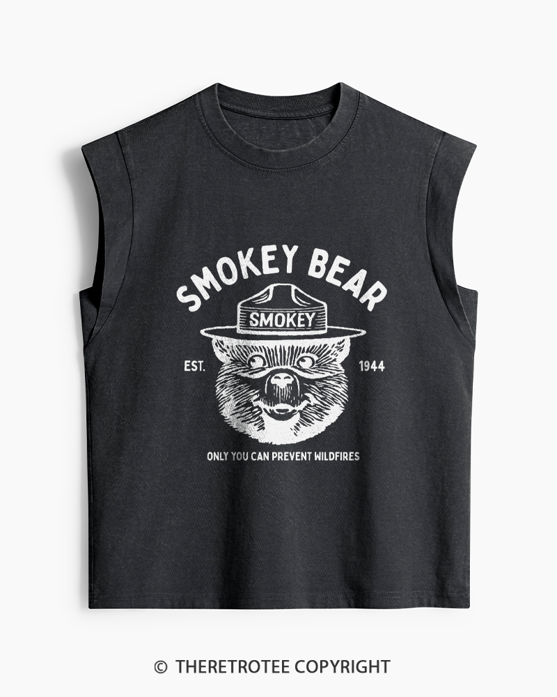 TheRetroTee Only You Can Prevent Wildfires 1960s Washed Tank Top