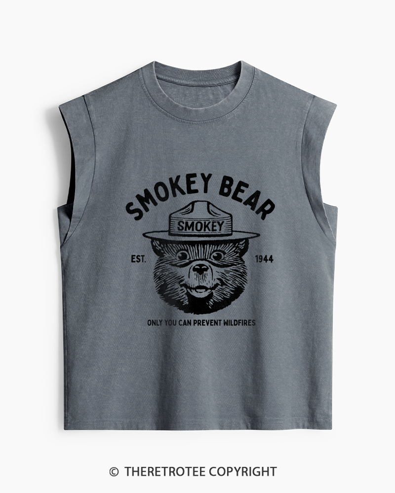 TheRetroTee Only You Can Prevent Wildfires 1960s Washed Tank Top