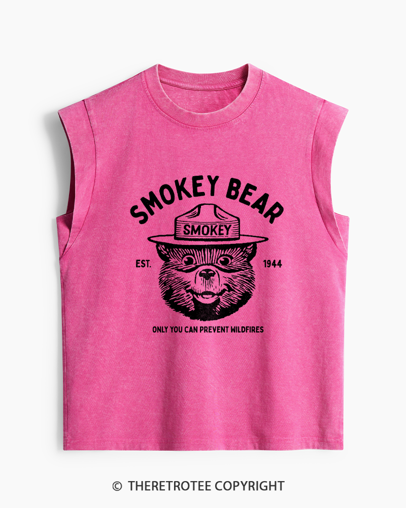 TheRetroTee Only You Can Prevent Wildfires 1960s Washed Tank Top