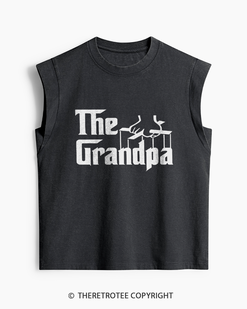 TheRetroTee Gangster Movie Reference 1970s Washed Tank Top