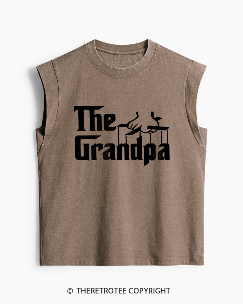 TheRetroTee Gangster Movie Reference 1970s Washed Tank Top