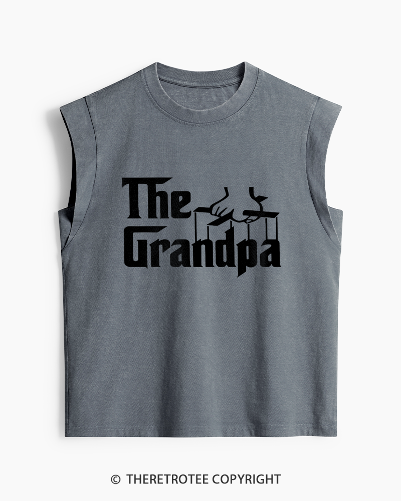 TheRetroTee Gangster Movie Reference 1970s Washed Tank Top