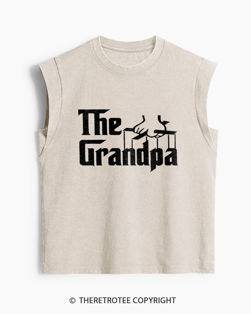 TheRetroTee Gangster Movie Reference 1970s Washed Tank Top