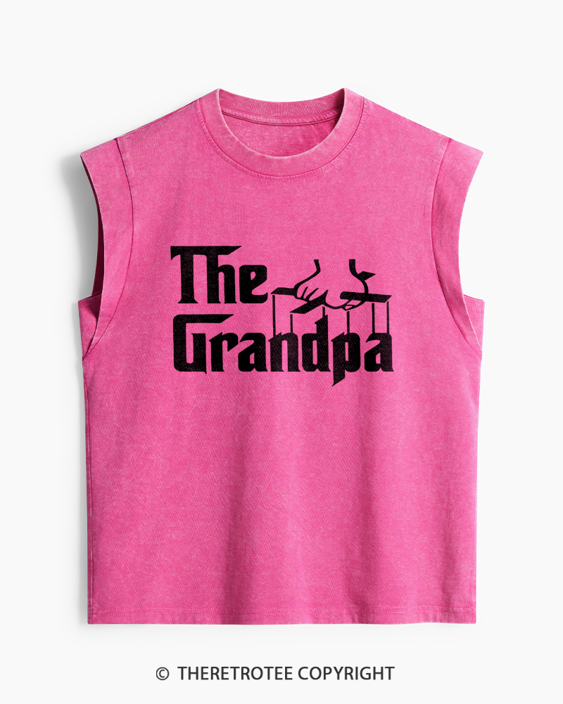 TheRetroTee Gangster Movie Reference 1970s Washed Tank Top