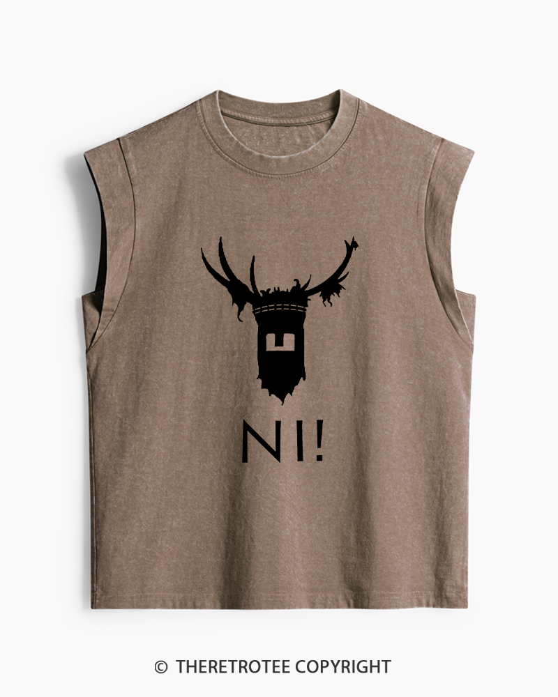 TheRetroTee Ni! 1970s Washed Tank Top