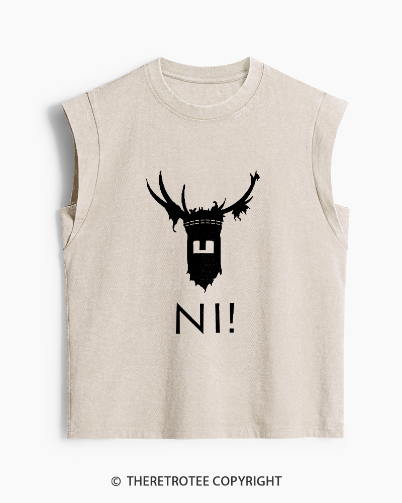 TheRetroTee Ni! 1970s Washed Tank Top