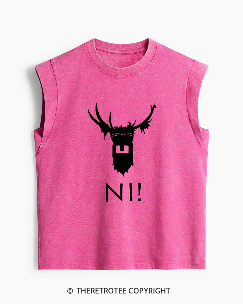 TheRetroTee Ni! 1970s Washed Tank Top
