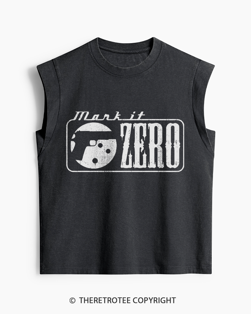TheRetroTee Mark It Zero 1990s Washed Tank Top
