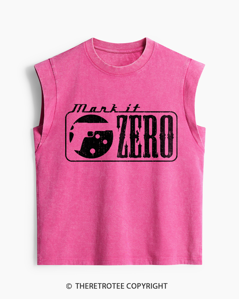 TheRetroTee Mark It Zero 1990s Washed Tank Top