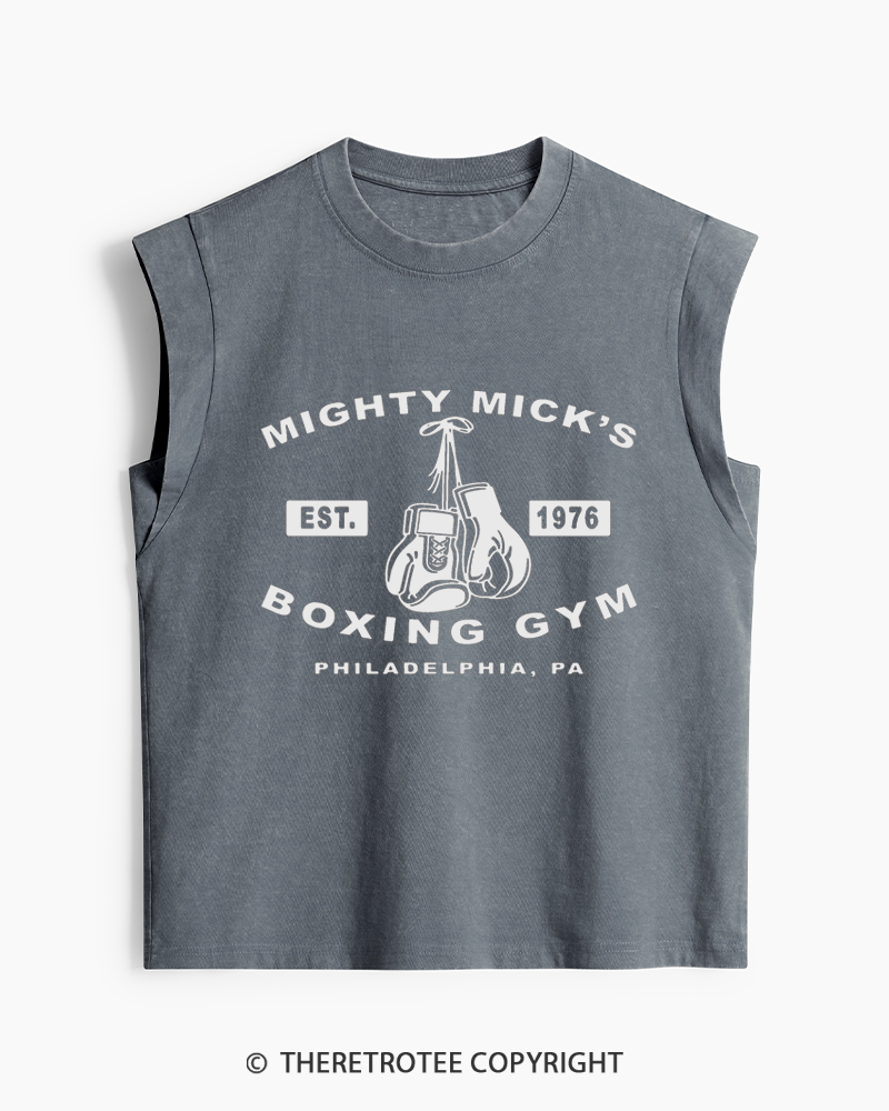 TheRetroTee Boxing Gym 1970s Women's Washed Tank Top