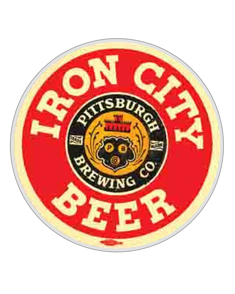 TheRetroTee Vintage 1950's Style Iron City Beer Pittsburgh Pa Pennsylvania Retro Sticker