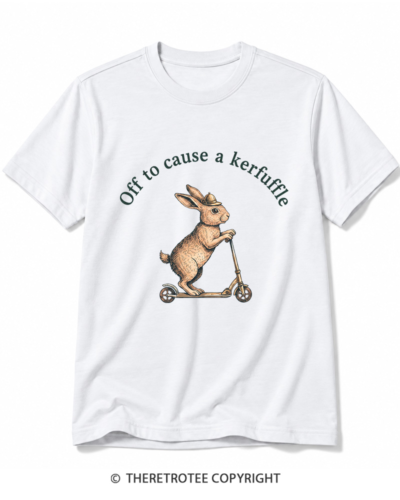 TheRetroTee Off To Cause A Kerfuffle 1950s Cotton T-Shirt