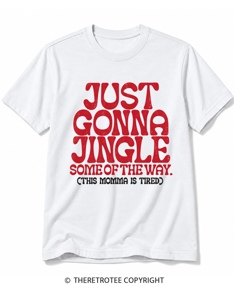 TheRetroTee Just Gonna Jingle 1970s Cotton T-Shirt