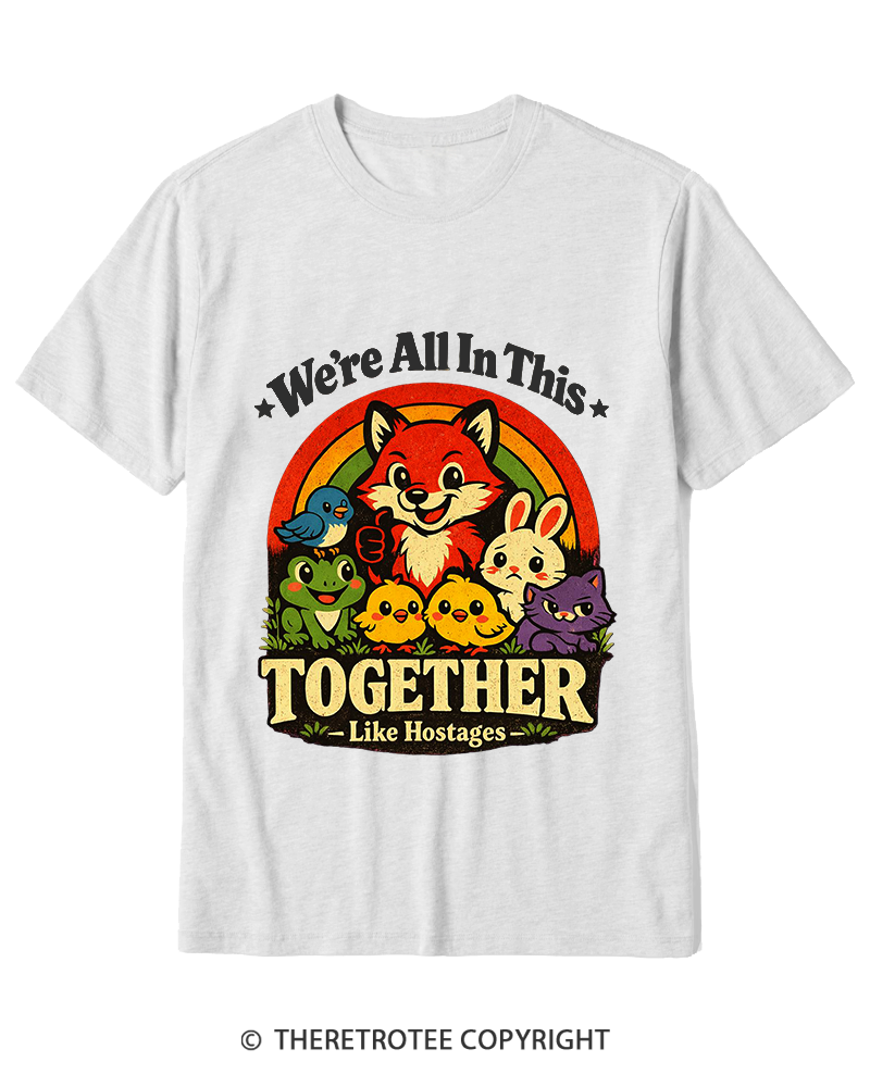 TheRetroTee We’re All In This Together  1970s Cotton T-Shirt