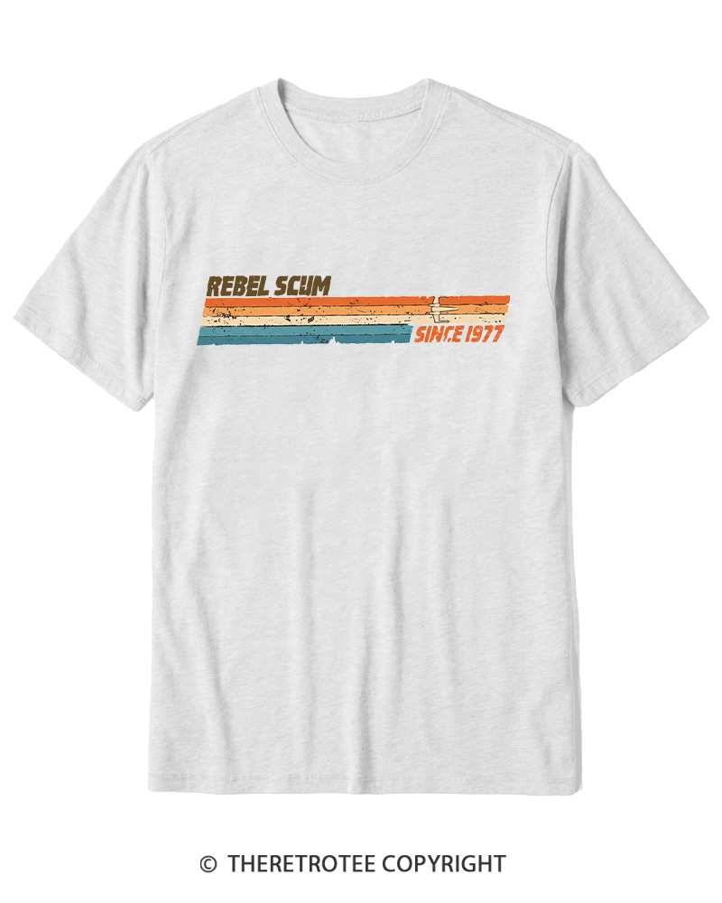 TheRetroTee Rebel Scum Leftist 1977 Cotton T-Shirt