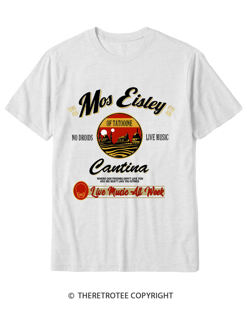 TheRetroTee Live Music All Week 1980s Cotton T-Shirt