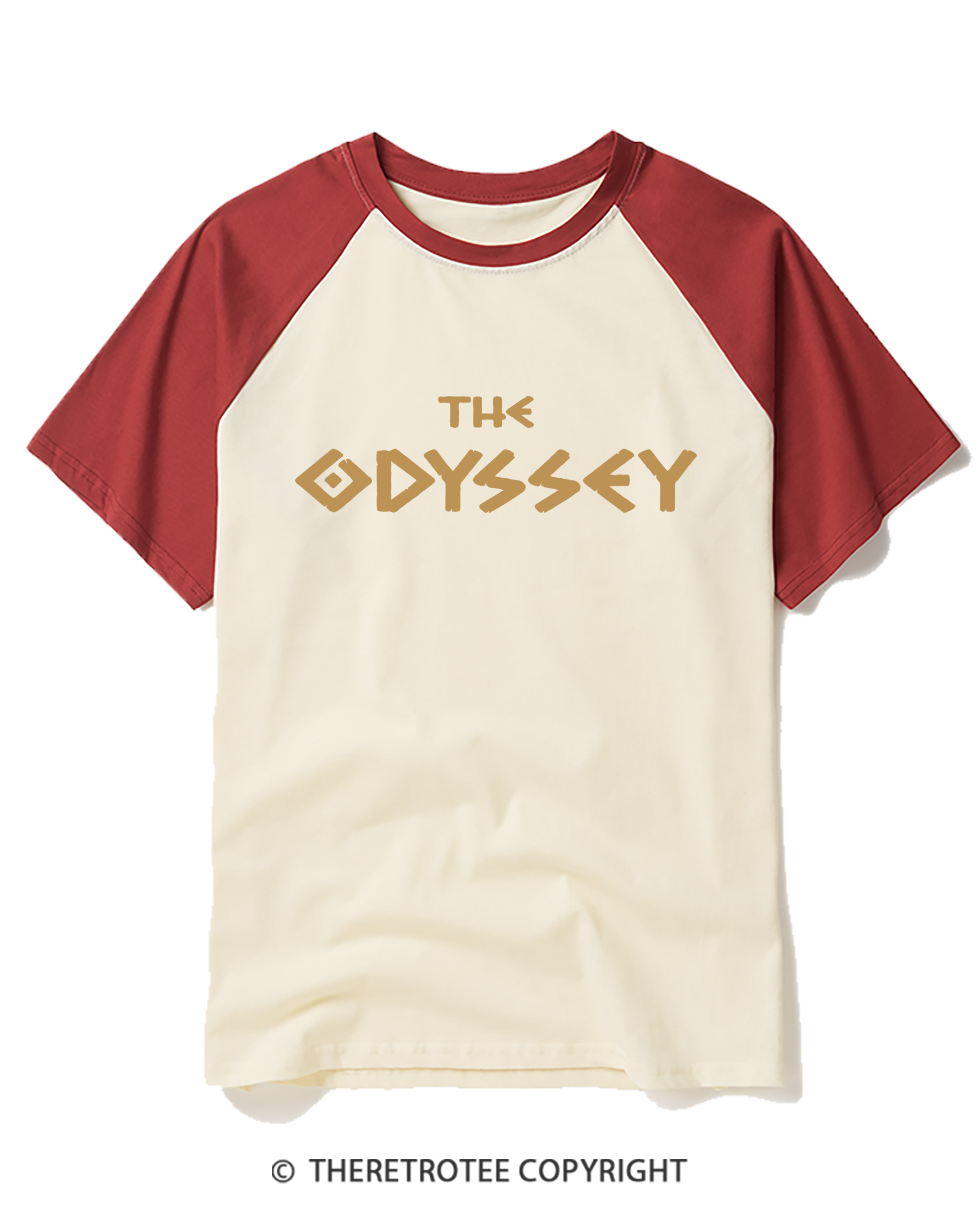 TheRetroTee the Odyssey Raglan Baseball T-Shirt
