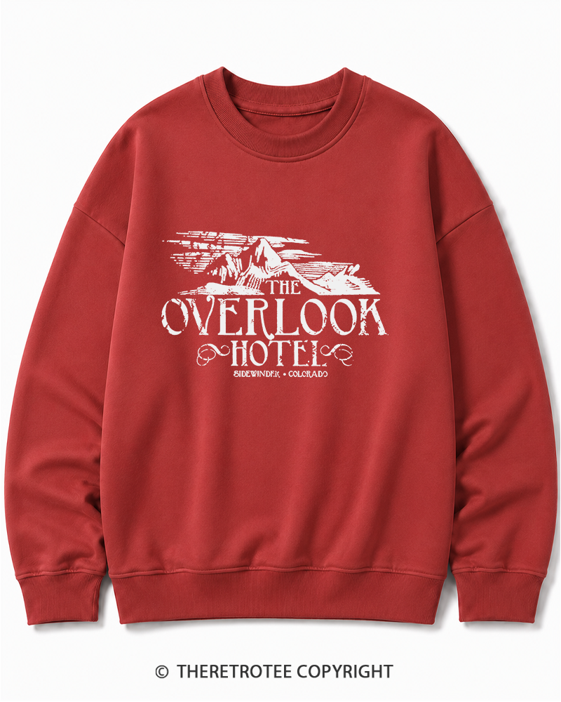 TheRetroTee The Overlook Hotel 1980s Cotton Sweatshirt