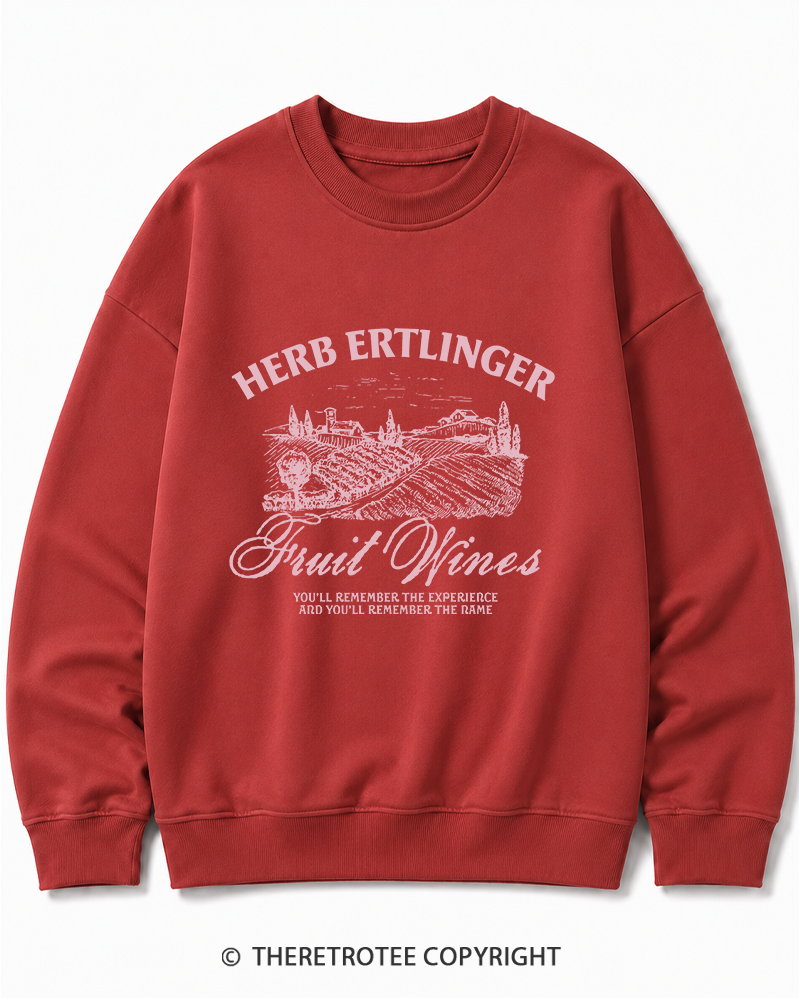 TheRetroTee Fruit Wines 2010s Cotton Sweatshirt