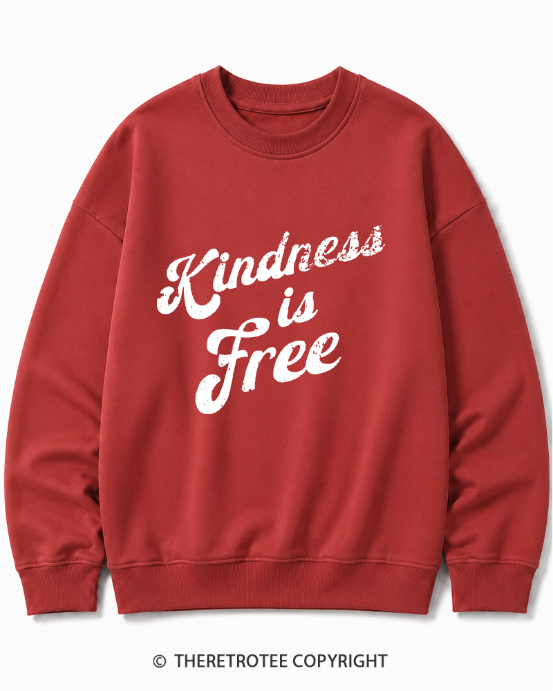 TheRetroTee Be Kind 1960s Cotton Sweatshirt