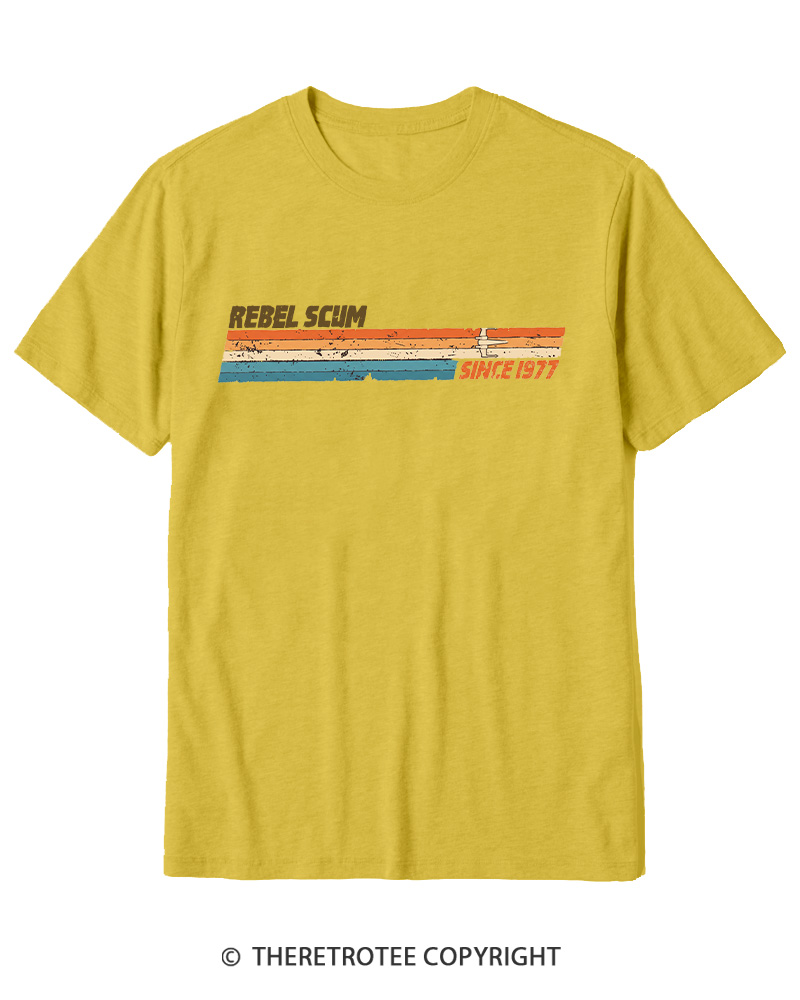 TheRetroTee Rebel Scum Leftist 1977 Cotton T-Shirt