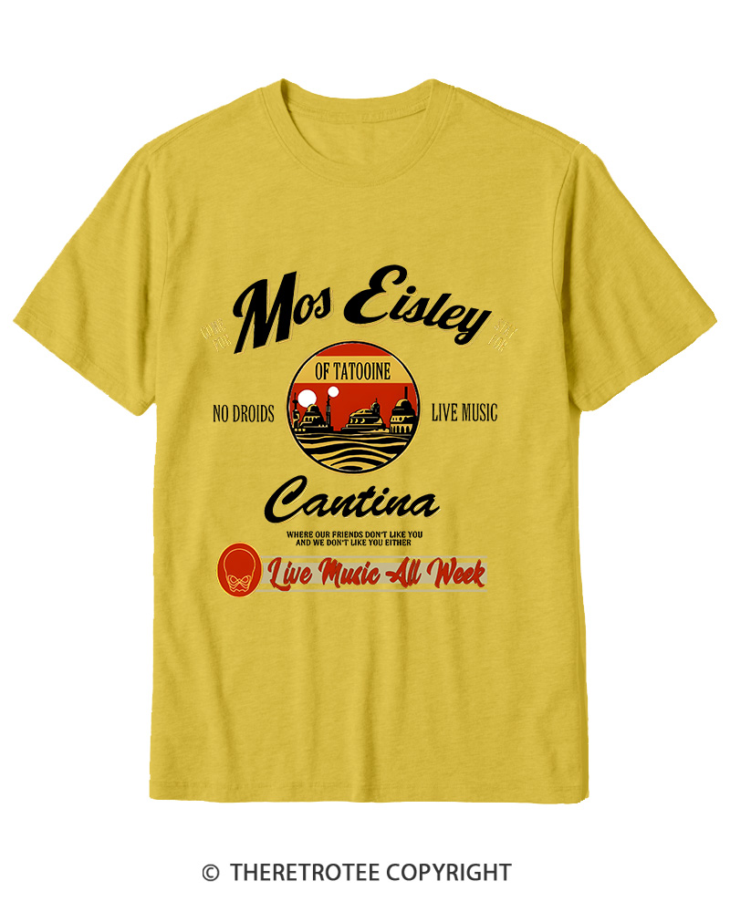 TheRetroTee Live Music All Week 1980s Cotton T-Shirt