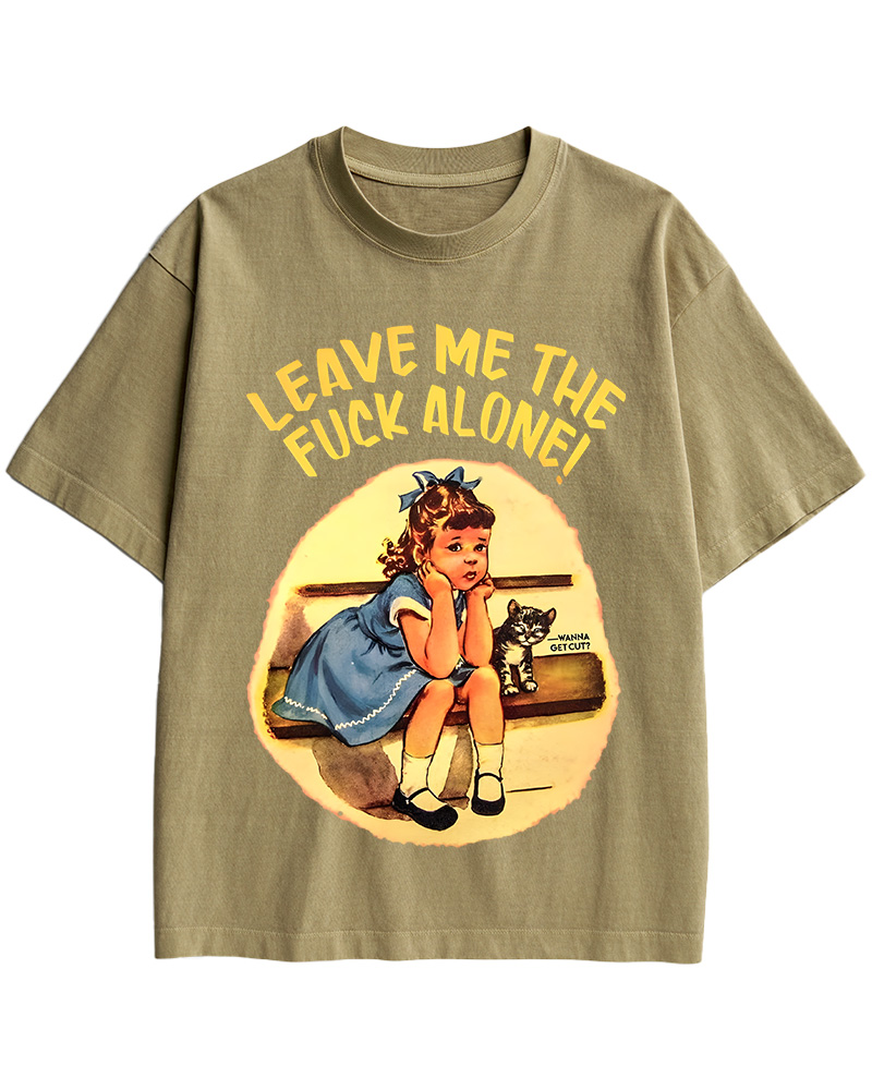 TheRetroTee Everyone Sucks Except My Caт Funny Pin-Up Cotton T-Shirt