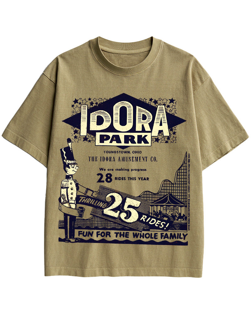Idora Parks Thrilling 25 Rides Cotton T-Shirt