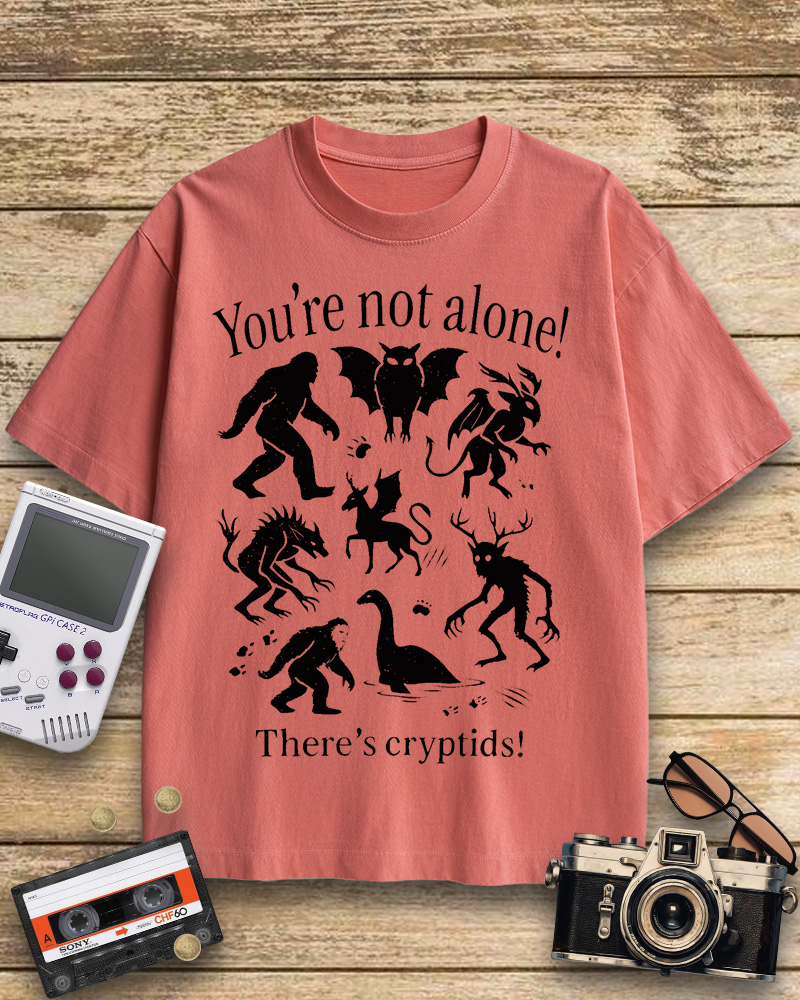 TheRetroTee Cryptid 2000s Cotton T-Shirt