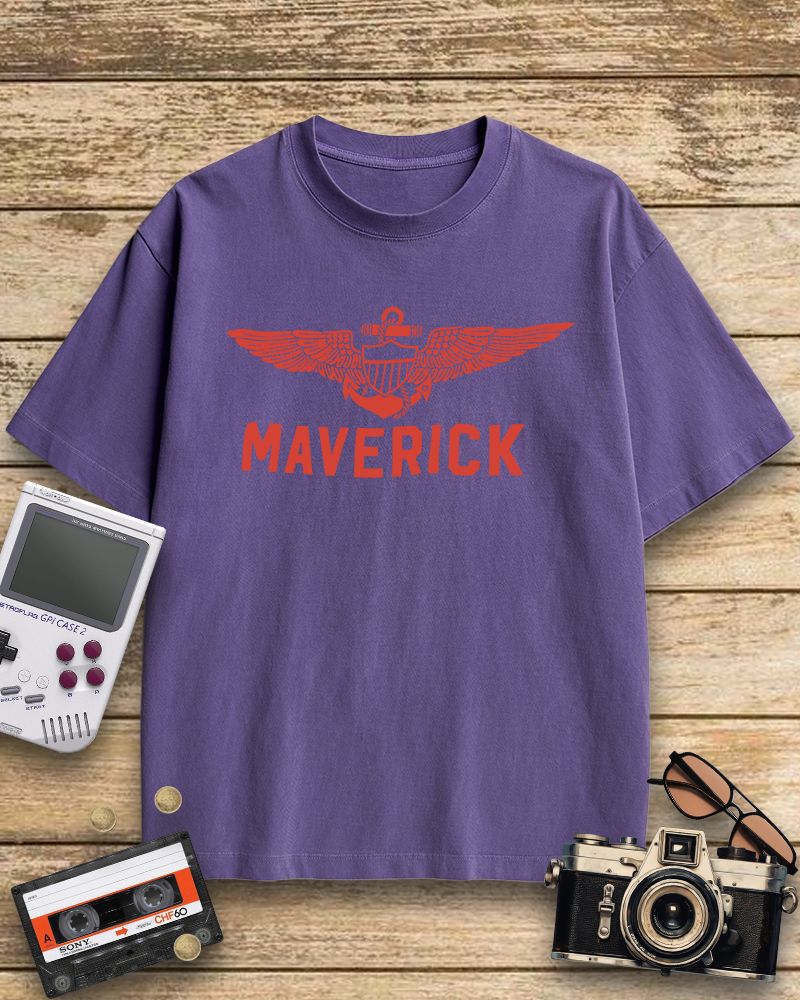 TheRetroTee Maverick. Pilot. Rebel. Legend 1980s T-Shirt