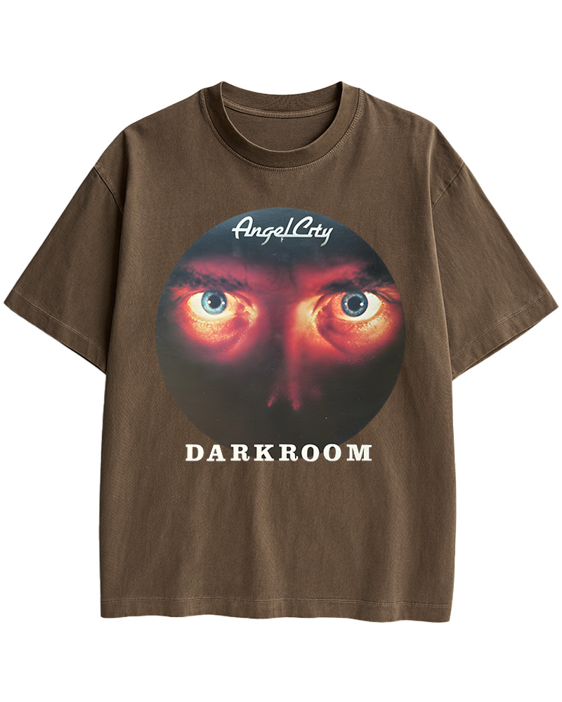 TheRetroTee Darkroom 1980s Music Cotton T-Shirt