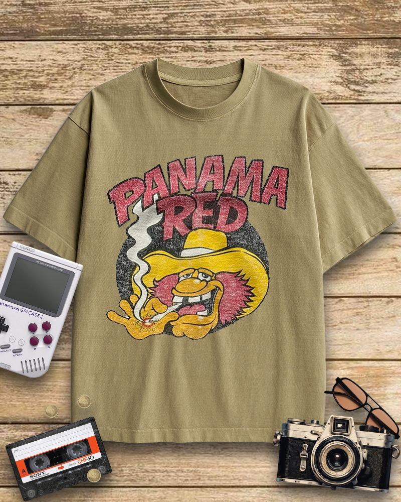 TheRetroTee Vintage Panama Red 1970s T-Shirt