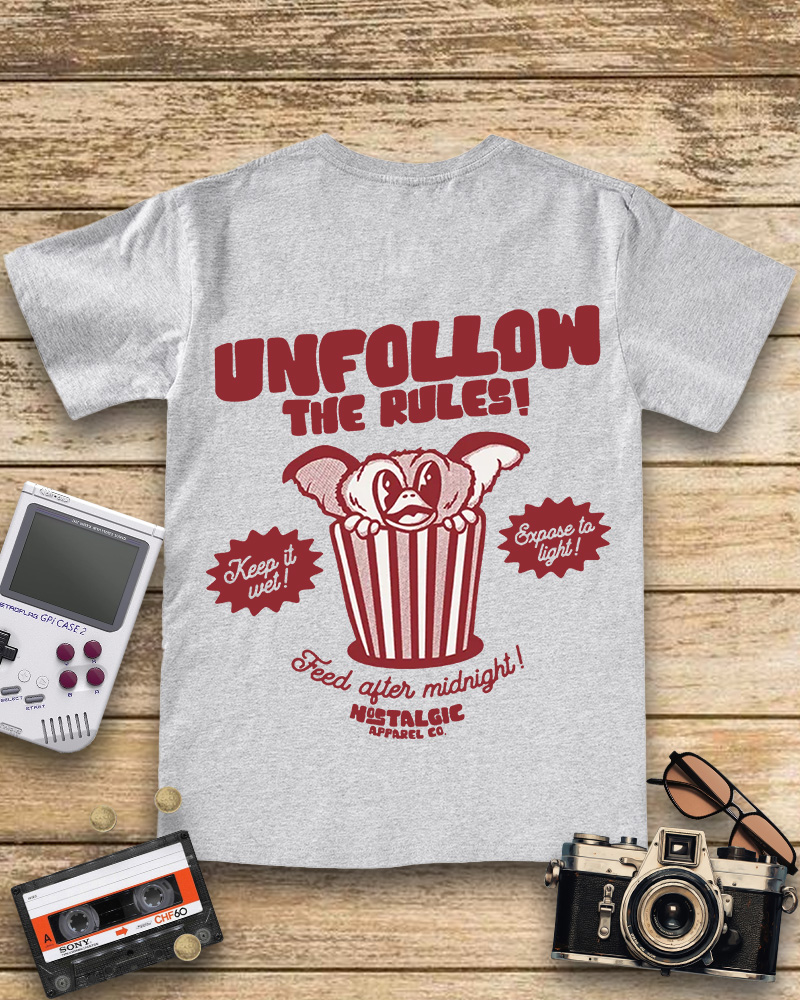 TheRetroTee Unfollow the Rules  V-neck T-Shirt