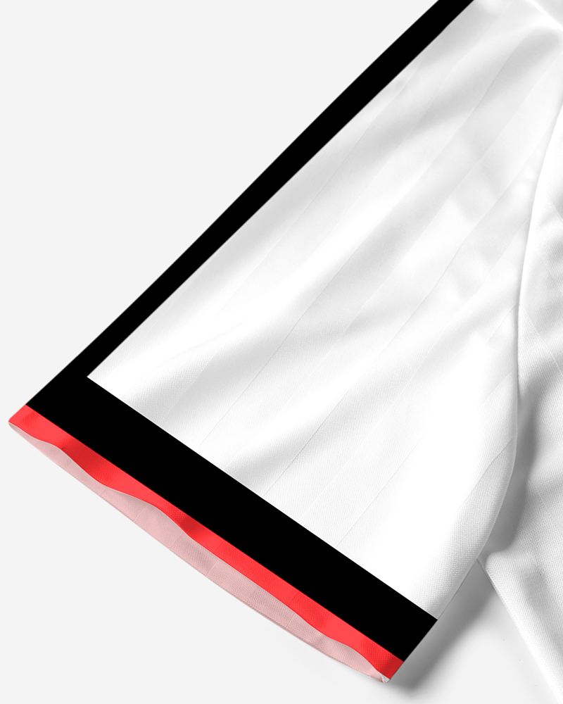 TheRetroTee Wir sind dabei Black-Red-Gold Germany Polo Mesh Jersey