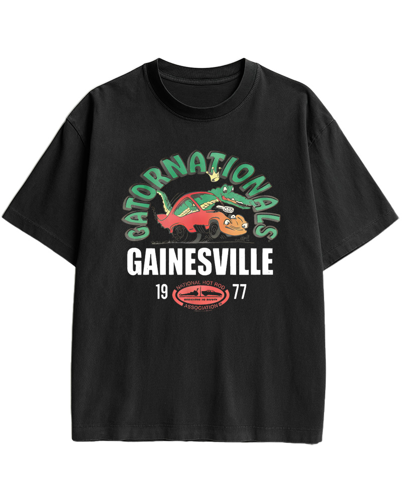 TheRetroTee NHRA Eye-Catching 1970s Cotton T-Shirt