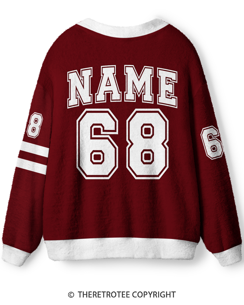 TheRetroTee Vintage Custom Campus Heritage Unisex Cardigan Sweater