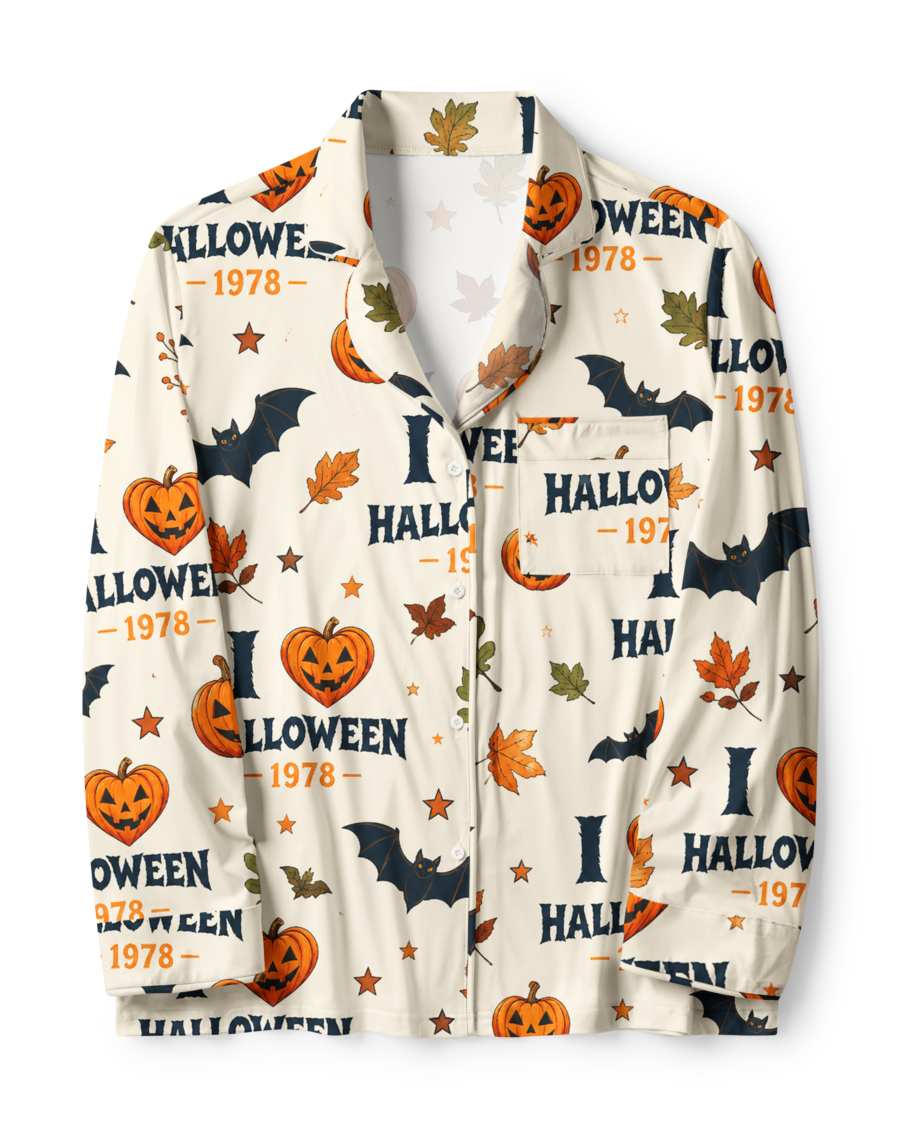 TheRetroTee Halloween 1978 Vintage Pajama Set