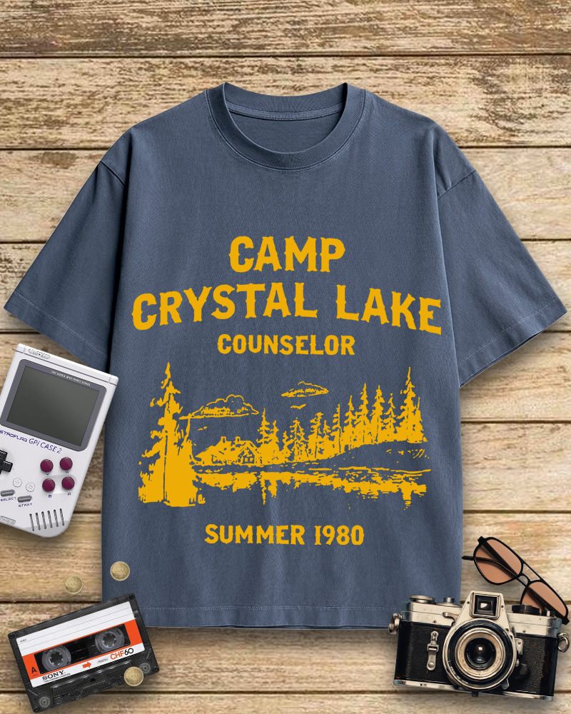 TheRetroTee Friday the 13th Jason Voorhees Halloween 1980s Cotton T-Shirt