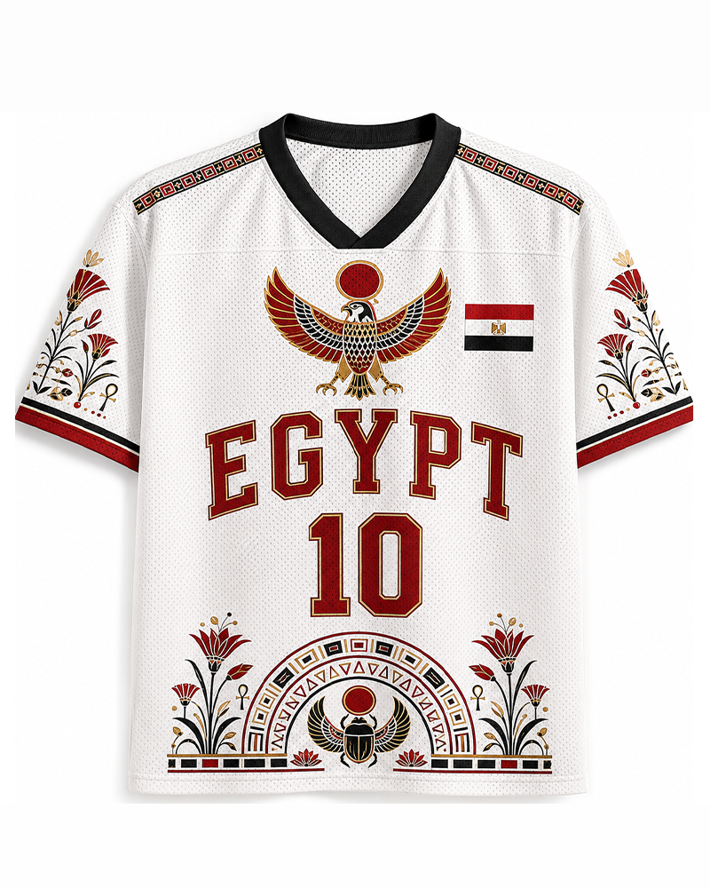 TheRetroTee 1980s Egyptian Legacy Soccer Jersey