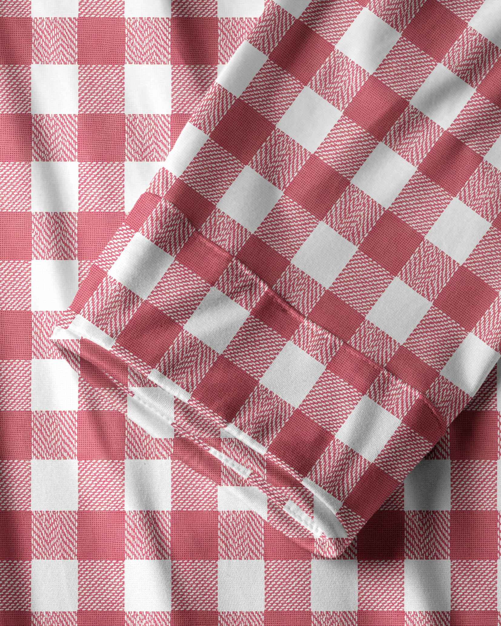 TheRetroTee Red Buffalo Check Vintage Pajama Set