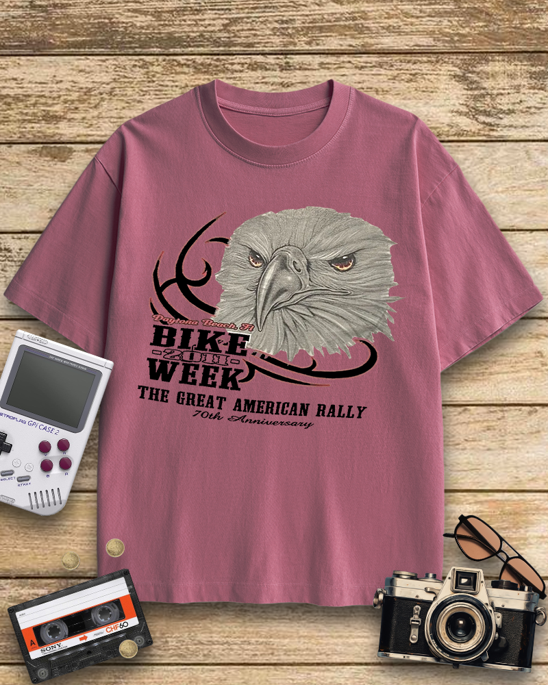 TheRetroTee Vintage Punk Motorcycle Biker Nostalgic T-Shirt