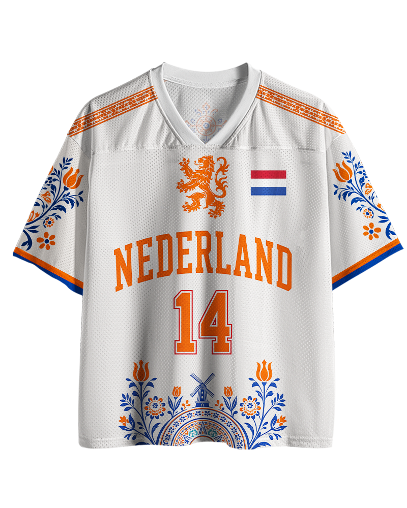 TheRetroTee 1970s Dutch Orange Era Soccer Jersey
