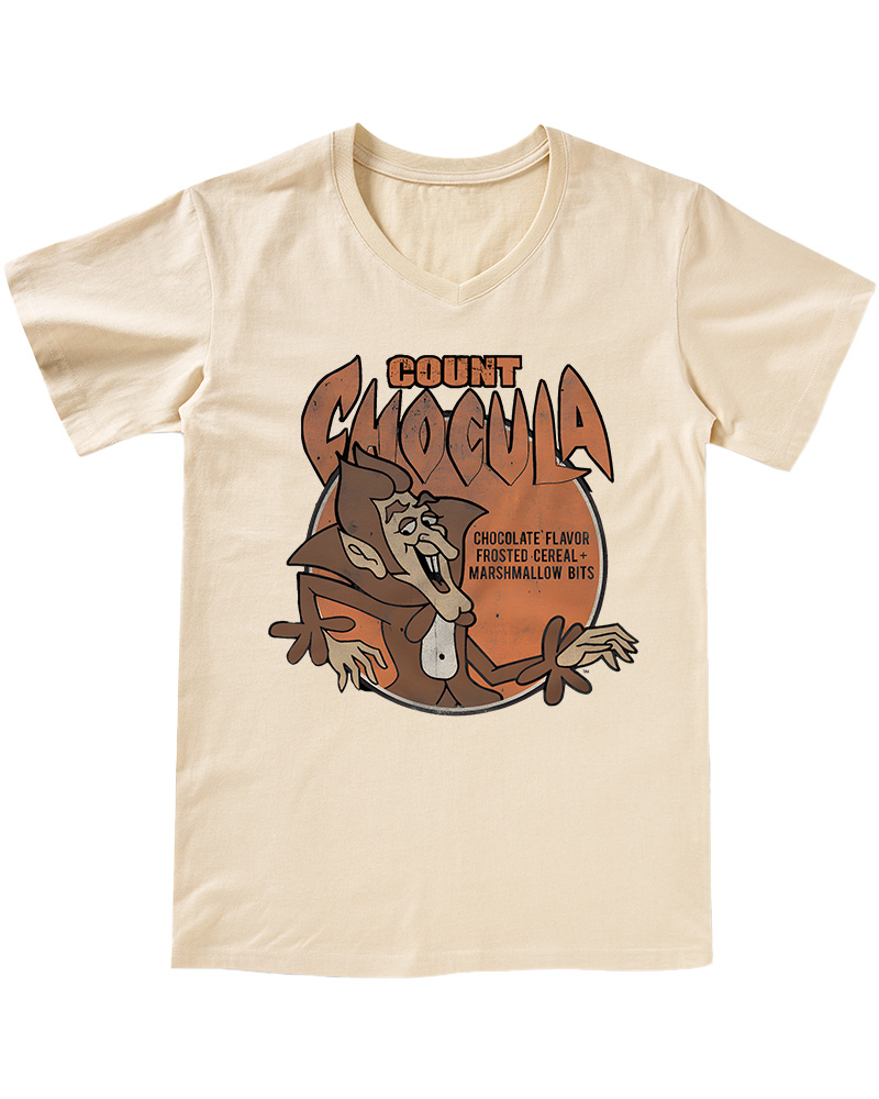 TheRetroTee Count Chocula 1980s V-neck T-Shirt