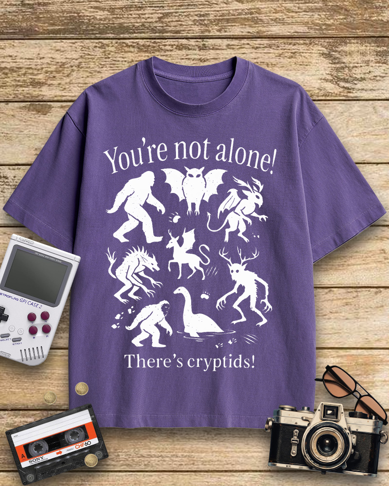 TheRetroTee Cryptid 2000s Cotton T-Shirt
