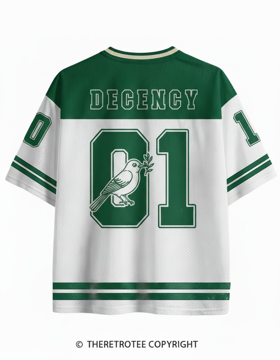 TheRetroTee Radicalized By Basic Decency Mesh Jersey