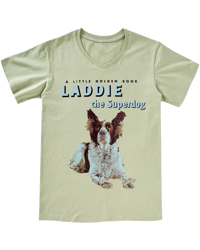 TheRetroTee Your Childhood Ruined Shut 1950s V-neck T-Shirt