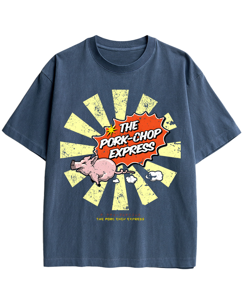 TheRetroTee Retro Humor and Express Graphic Pin-up Cotton T-Shirt