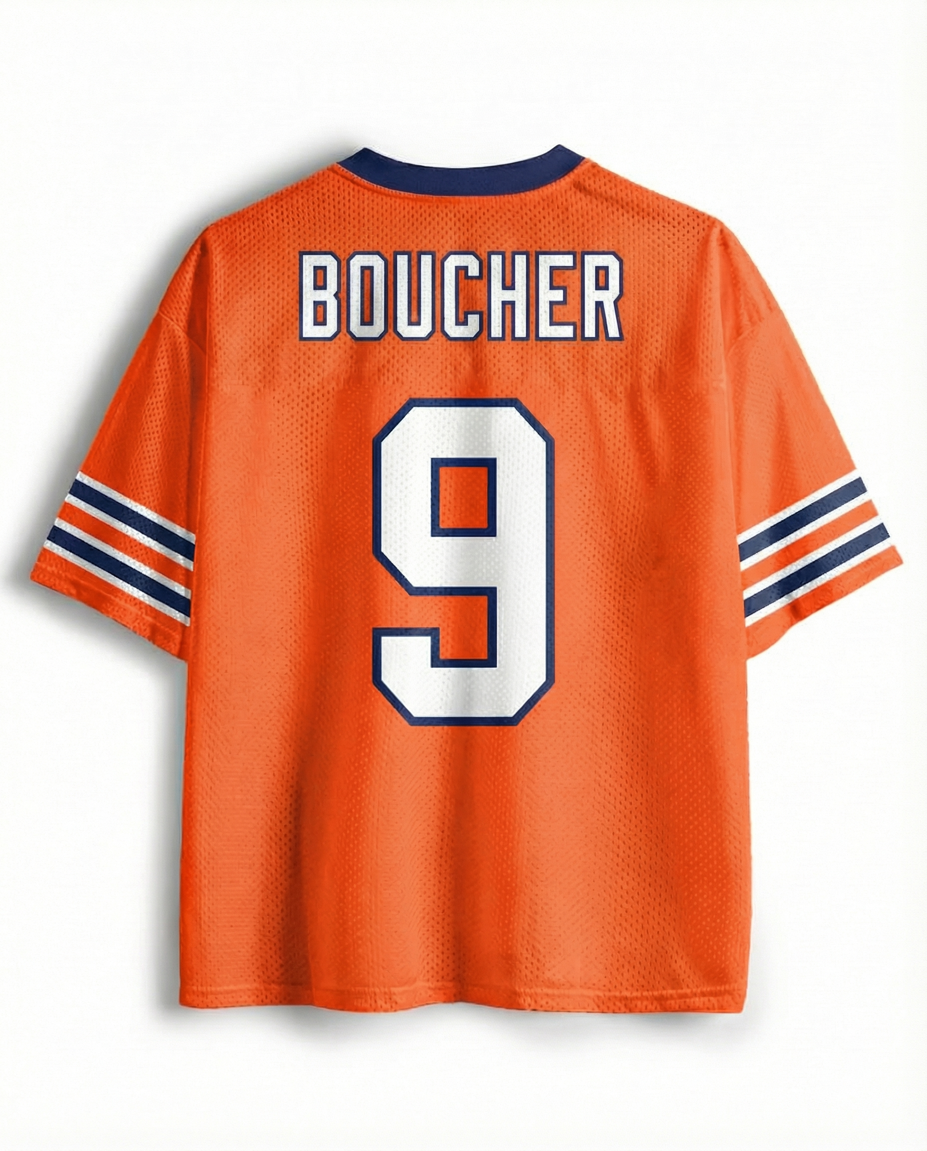 TheRetroTee 1990s Underdog Sports Story Inspired Vintage #9 Gridiron Mesh Jersey