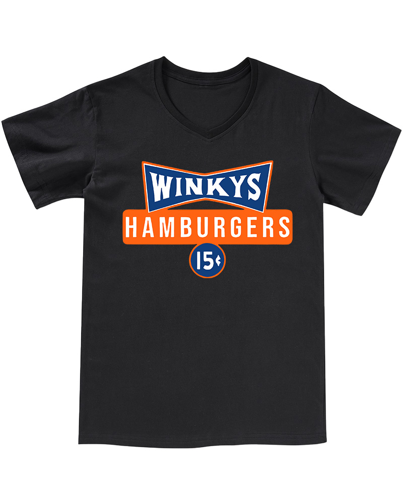 TheRetroTee Winky's 15-cent 1970s V-neck T-Shirt
